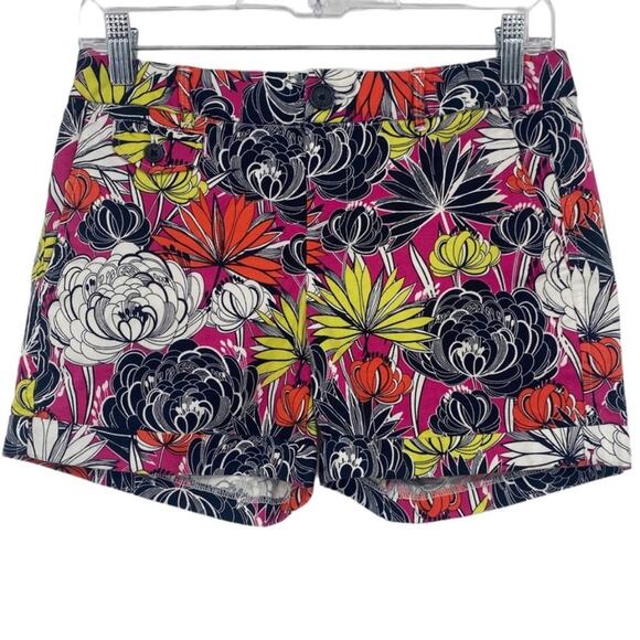 Banana Republic Factory Colorful Floral Multicolor Shorts - Picture 2 of 5